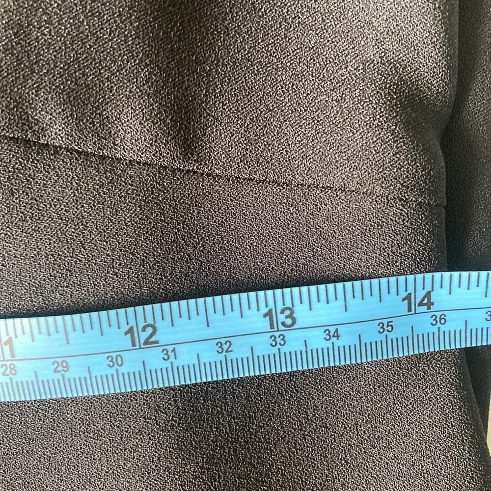 Alexa Chung Scallop Panelled black crepe maxi dress with cutouts NWT US size 6 - Picture 14 of 15